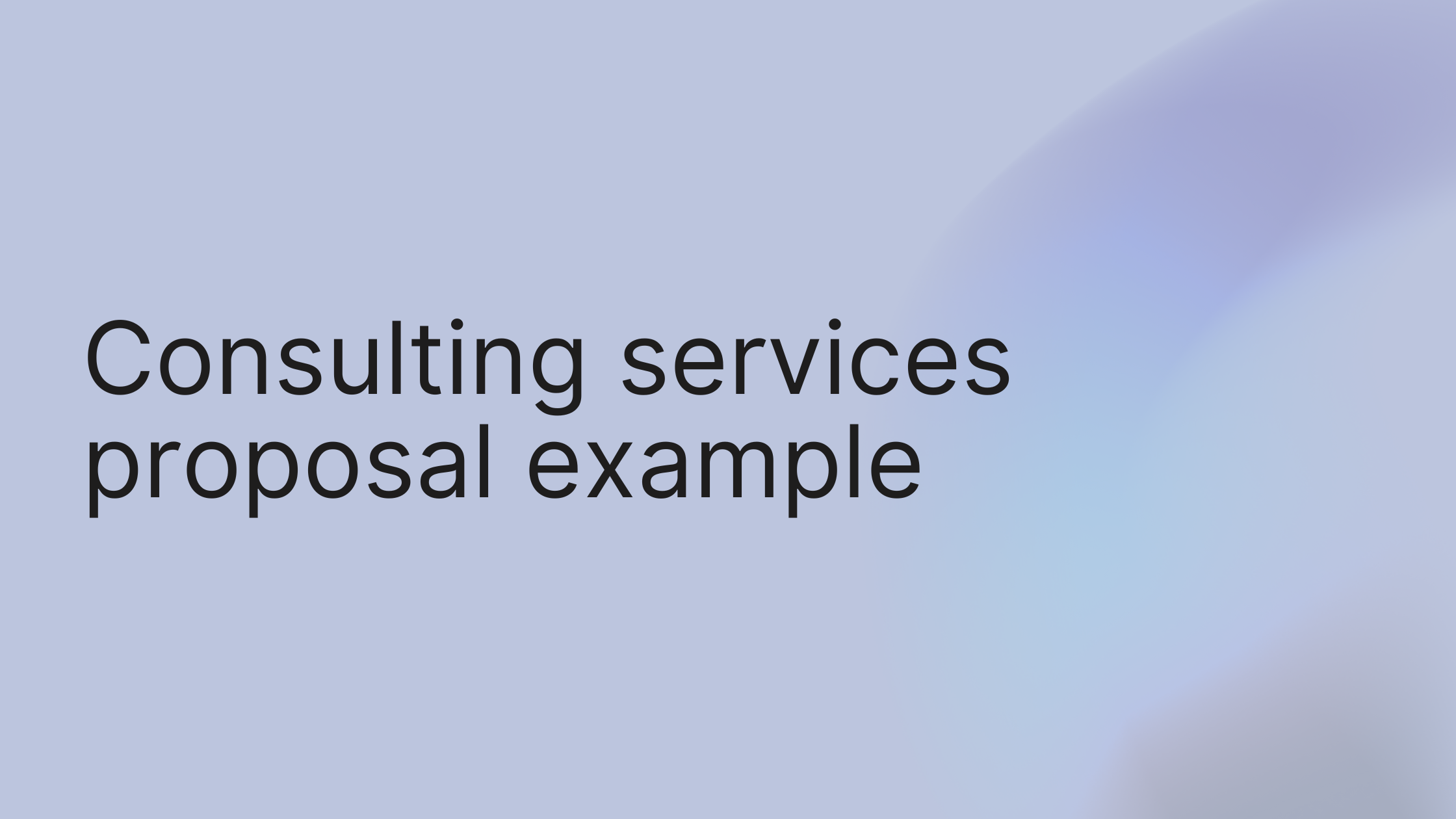 Consulting Services Proposal Example: 5 Winning Formats for 2025