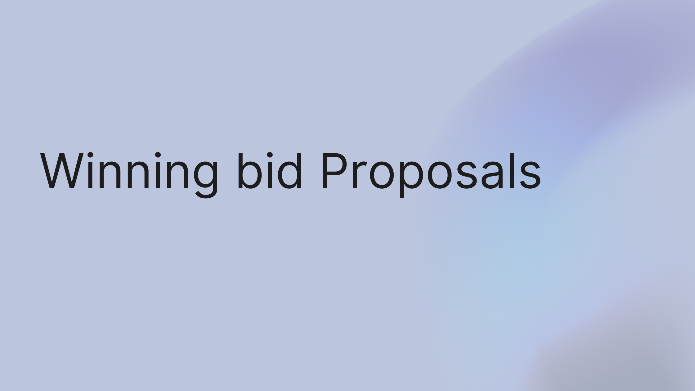 7 Winning Bid Proposal Example Formats for 2025