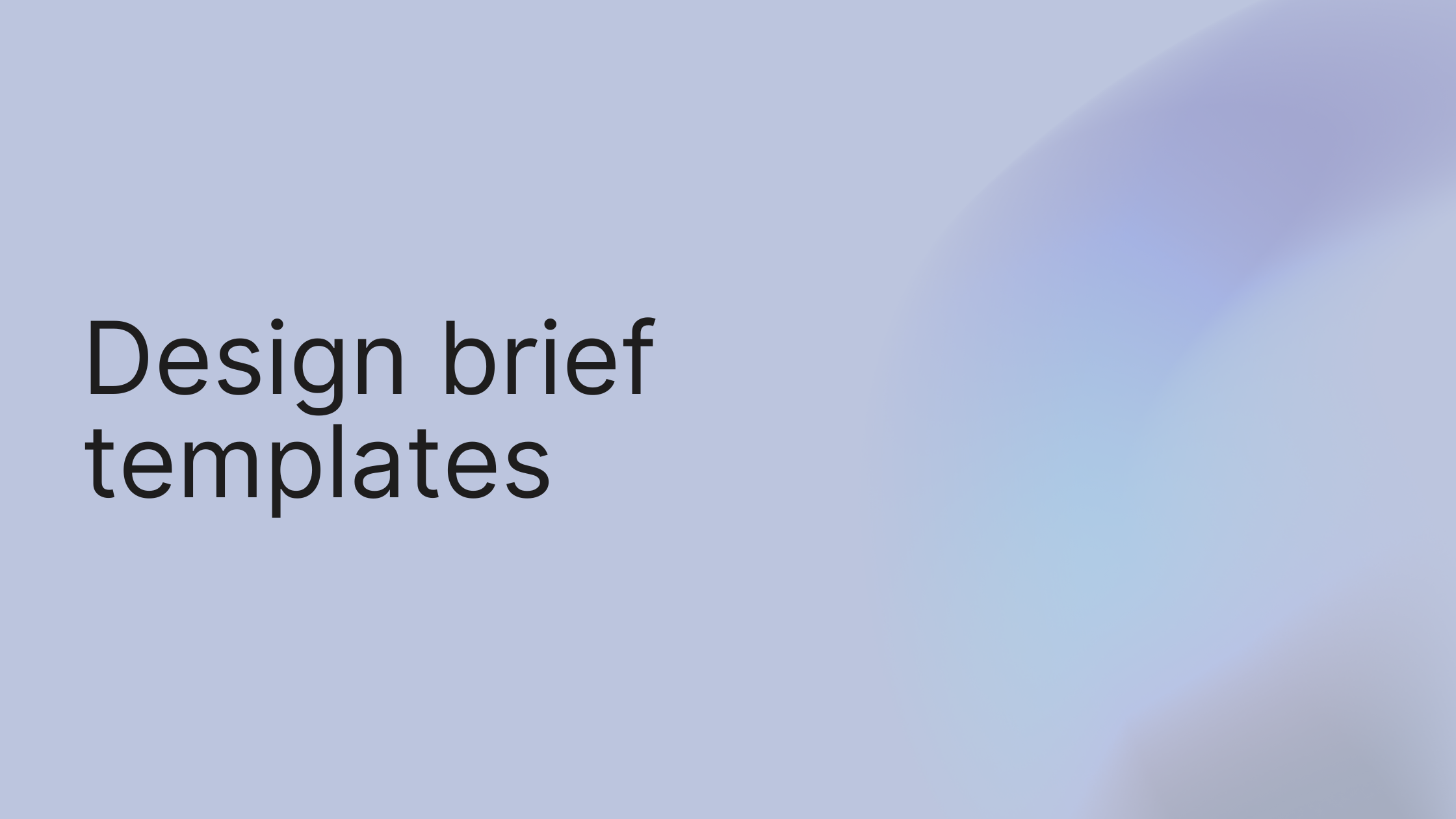 12 Best Design Brief Template Options for 2025