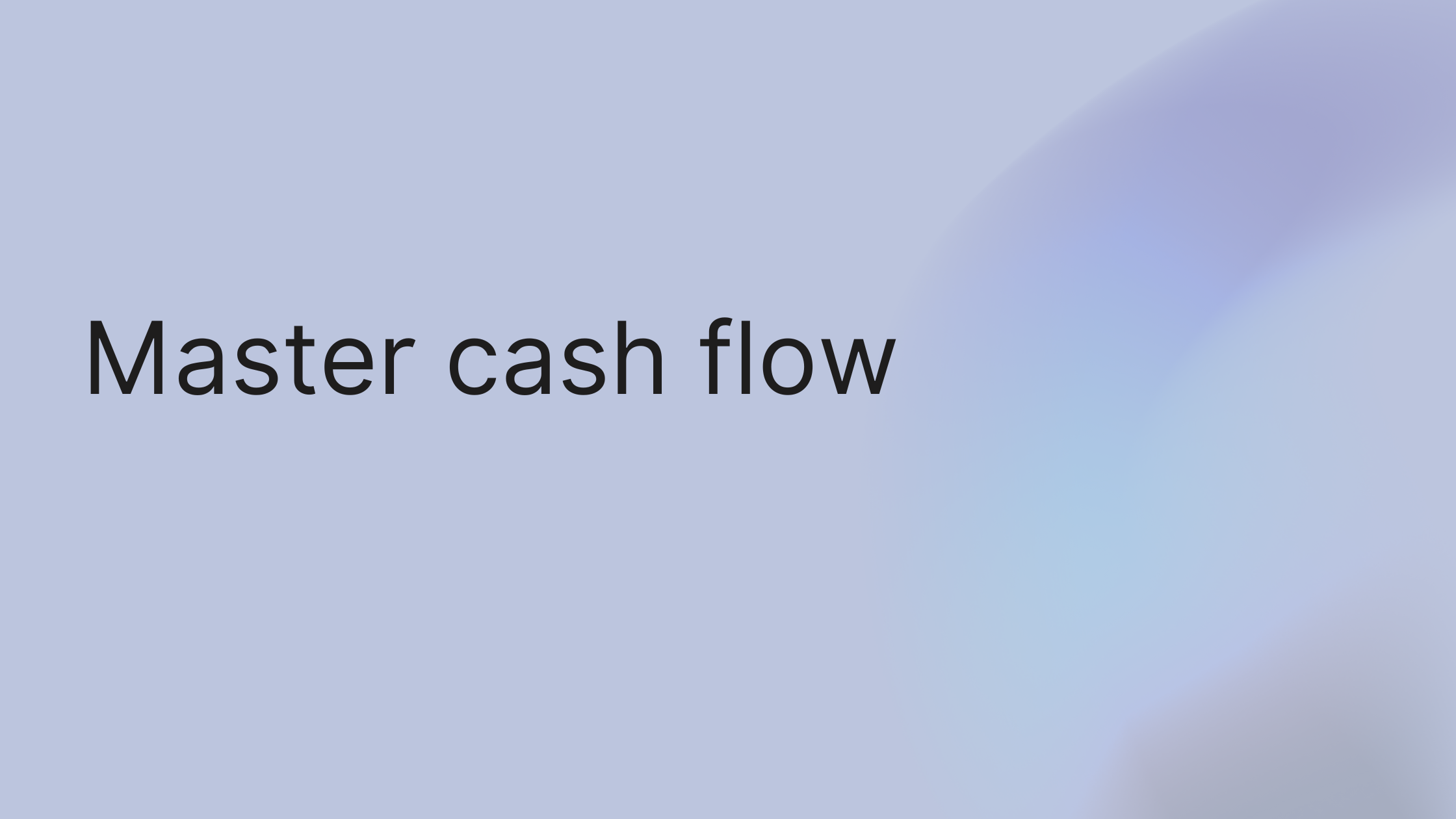 Master Your Small Business Cash Flow